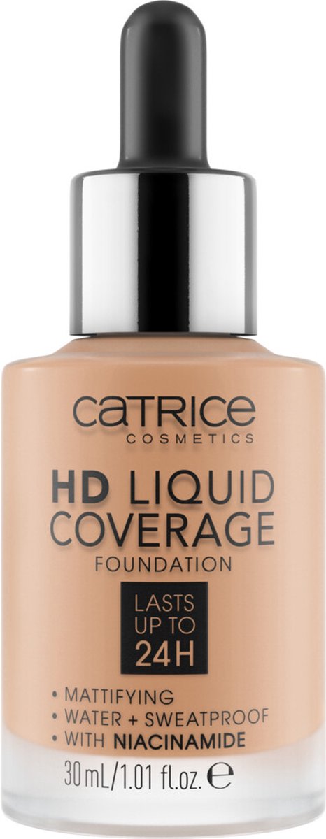 Goedkoopste Catrice - Liquid Make-Up HD Liquid Coverage (Foundation) 30 ml 040 Warm Beige