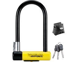 Kryptonite New York Lock STD Beugelslot – ART-4 Slot – Beugelslot Scooter en Motor – 26 cm lang – Geel