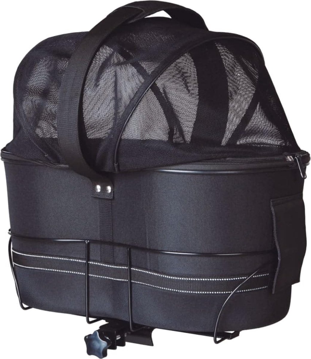 Bol.com Nevenco - Hondenfietsmand Bagagedrager - Achterop - Max 6 Kg - Honden & Katten - Veilig Vervoeren Van Huisdieren - Gemak... aanbieding