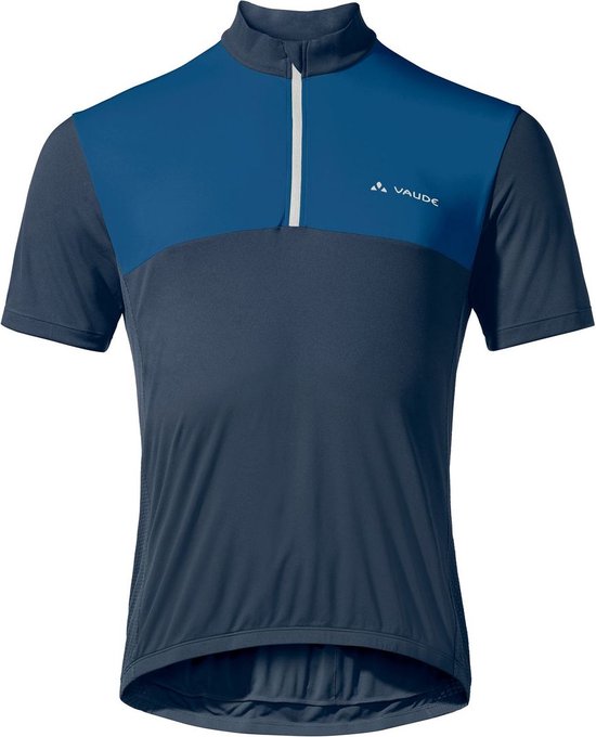 Vaude Matera fietsshirt korte mouwen blauw heren