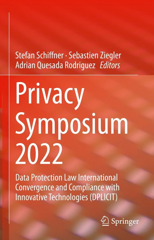 Springer Nature Proceedings Computer Science - Privacy Sympo ... - cover