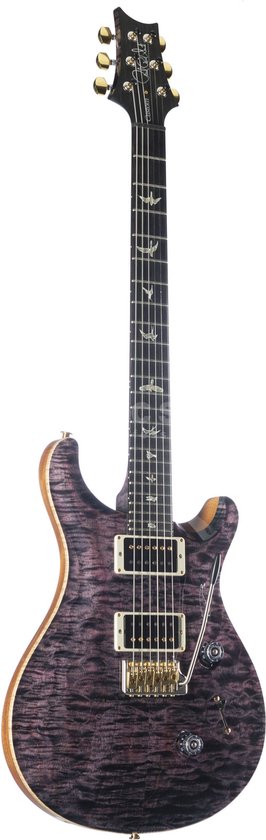 Foto: Prs custom 24 10 top quilt purple iris 0331928 custom elektrische gitaar