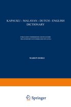 Kapauku — Malayan — Dutch — English Dictionary