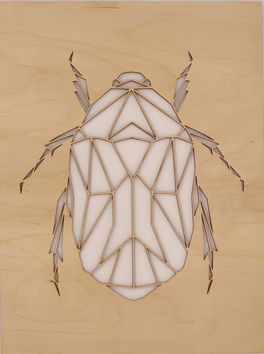 Tor - 30x40cm- hout- dieren- insect