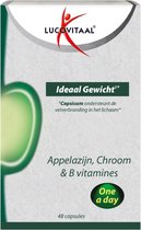 Lucovitaal Appelazijn, Chroom & B vitamines Ideaal Gewicht 48 capsules