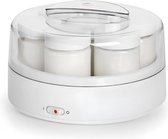 Yoghurtmaker - Yoghurt Machine - 1.1L - 7 porties á 160ML - Kwarkmaker - Roomkaasmaker - Wit