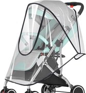 Verstelbare transparante hoes voor golfkarretjes, kinderwagens en rolstoelen om bescherming te bieden tegen regen, wind en mist, zelfs muggen (transparante gewone regenhoes)