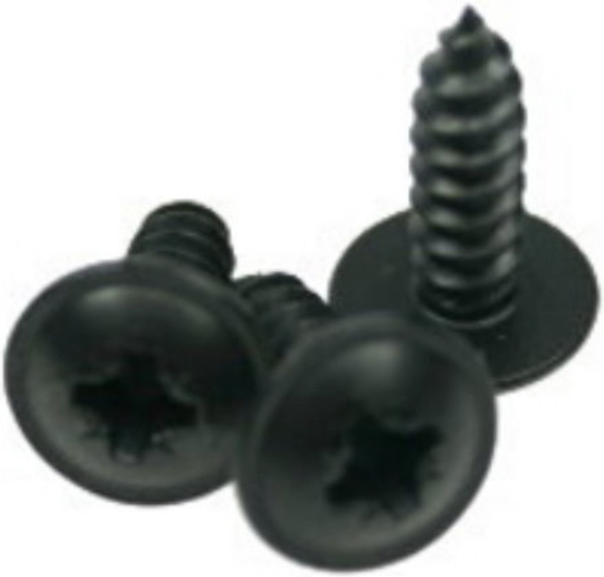 Adam Hall 5544BLK Spanplatenschroef set,20 Stk.,Flachhoofd 12mm - Schroeven