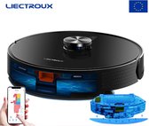 LIECTROUX® Model X6 Robotstofzuiger met Dweilfunctie - Bediening Via App - 6500Pa - LDS-Lasernavigatie