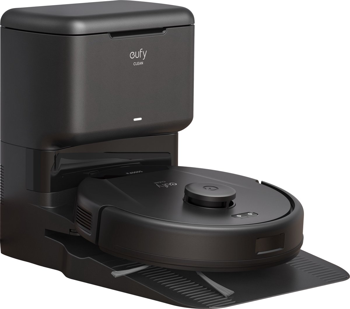 Afbeelding 2 van eufy Clean L60 Hybrid SES Robotstofzuiger met dweilfunctie - Robot Vacuum - 5.000 Pa Zuigkracht, Met automatisch leegstation, Bestuurbaar via smartphone