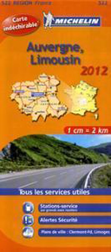 Michelin Wegenkaart 522 Auvergne Limousin 2012 Onbekend 9782067169555 Boeken Bol 7765