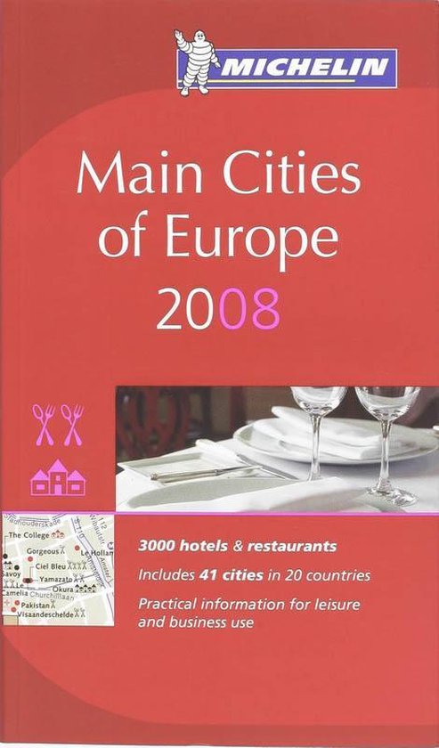 Cover van het boek 'Main Cities of Europe / 2008'