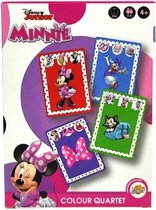 Toy Universe Kwartet - Disney junior Minnie Mouse - colour roze - 4+ - 2-4 spelers - 32 kaarten