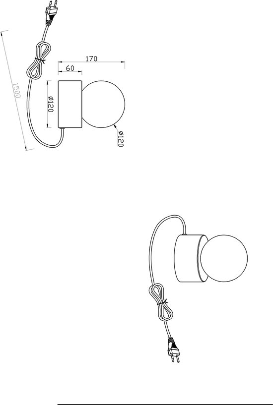 Lampe de table LED - Éclairage de table - Trion Tesso - Culot E14 - Ronde - Coffee - Métal