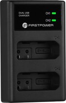 FirstPower Oplader voor EN-EL14 Accu voor Nikon camera - Batterij voor Nikon Spiegelreflex Camera's