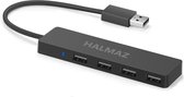 HALMAZ Usb Splitter - Usb Hub - 4 Poort - USB 2.0