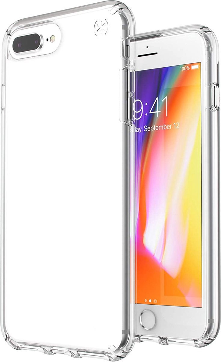 Siliconen Telefoonhoesje - Geschikt voor iPhone 6/6S Plus - Hoesje - Back Cover - Transparant