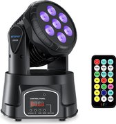 BETOPPER Mobiele Kop LED Podiumverlichting - 7 x 8W RGBW DMX 512