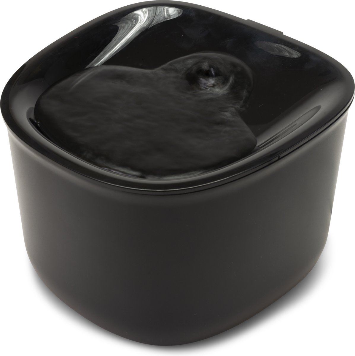 Pettadore Hydrate Lite - Drinkfontein Kat/Hond - Waterfontein Kat met Magnetische en Stille Pomp - Kattenfontein - 2,0L - Zwart thumbnail 2