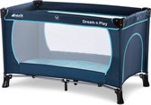 lit de voyage Dream N Play Plus, matelas de lit de voyage, portable et pliable, 120 x 60 cm, bleu