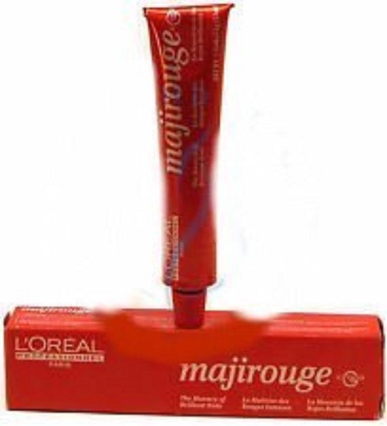 Loreal Majirouge Creme Coloration 50ml - Hair Care Styling verven middel - 07.62 Mittelblond Intensives Rot Irise