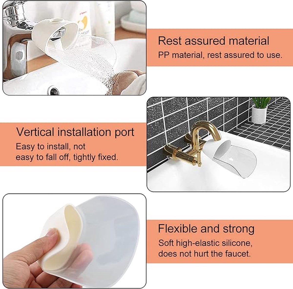 Kinderen Water Tap Extender Voor Peuter Kind Kind Hand Wassen Water Nozzle 3 Pack Kinderen Water Tap Extender Voor Peuter Kind Kind Hand Wassen Water Nozzle 3 Pack