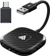 Auto Dongle - Bluetooth Adapter - Bedraad Naar Draadloos - Bluetooth - Draadloos Bluetooth Verbinden - Draadloze Auto Adapter - Android - USB C Adapter - Carbon