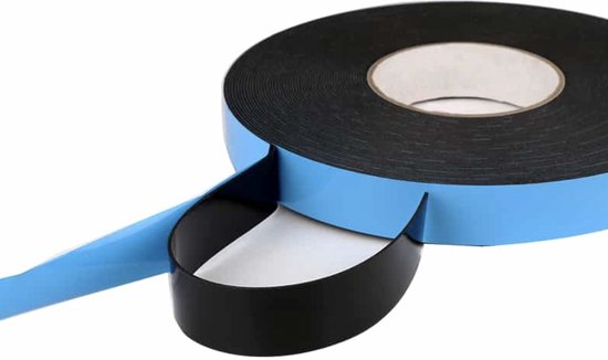 24ME® 3M Dubbelzijdig Foam Tape - 20mm x 0.8mm x 3M - Montagetape - Hobby Tape - Automotive - 24ME