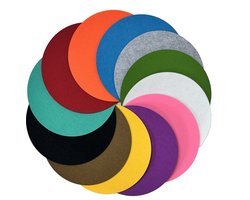 Vloeranker 12 stuks - Rond - 30cm - Grondanker - Vloerankers - Systemisch Coachen - Coachen - Opstellingen - Representanten - 12 stuks - Vilt - Hobby - Knutselen