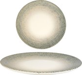 Assiette Plate Bonna - Sway - Porcelaine - 21 cm - lot de 6