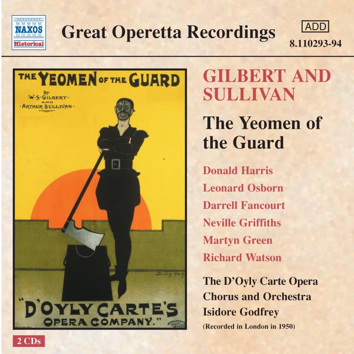 Various Artists - The Yeomen Of The Guard (2 CD)