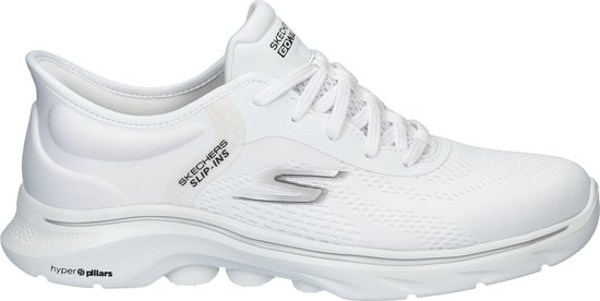 Skechers Go Walk 7 - Valin Dames Instappers - Wit - Maat 36