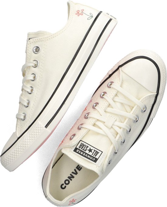 Converse Chuck Taylor All Star1 Lage sneakers - Dames - Wit - Maat 38