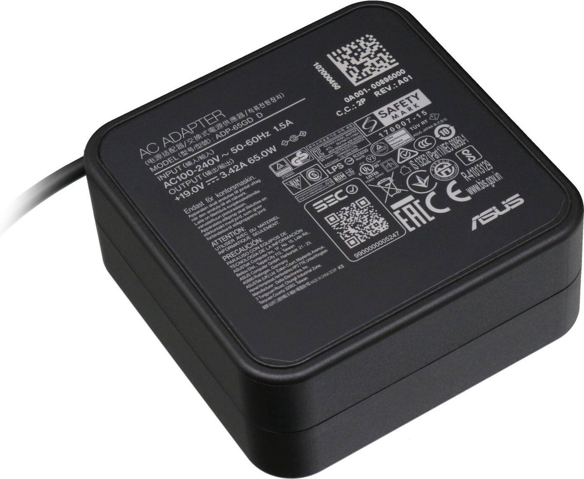 Asus 0A001-00049000 oplader 65W - klein