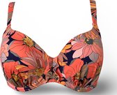 PrimaDonna Swim Melanesia Bikini Top 4007516 Coral Flower - maat EU 75G / FR 90G