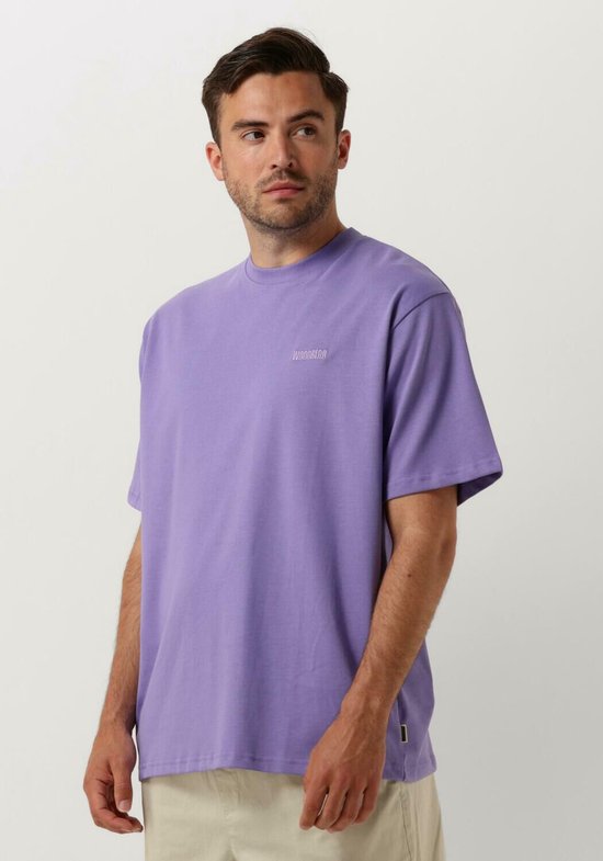 Woodbird Wbbaine Base Tee Polos & T-shirts Homme - Polo - Violet - Taille L