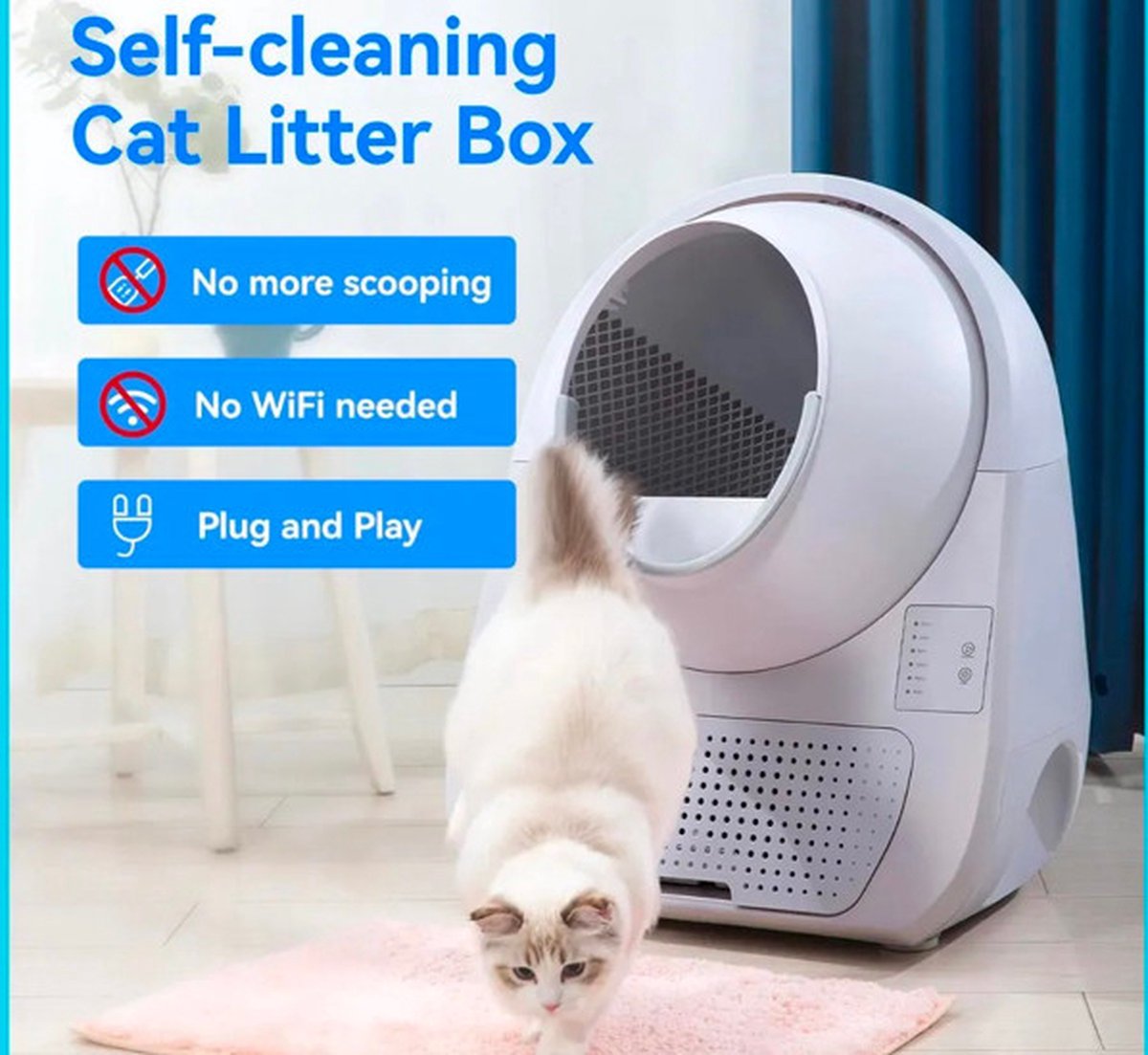 Catlink Scooper Young: Automatische Kattenbak tot 10kg thumbnail 5