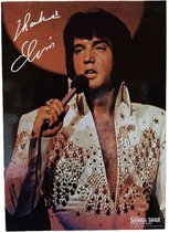 Elvis Presley Sahara Tahoe Reservation Postcard
