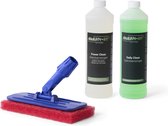 Cleanec Gietvloerreiniger Duo Pack incl. Steelhouder, Daily Clean & Power Clean 2x1 Liter