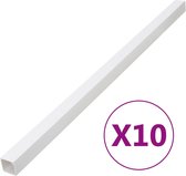 vidaXL-Chemin de câbles-50x25-mm-10-m-PVC