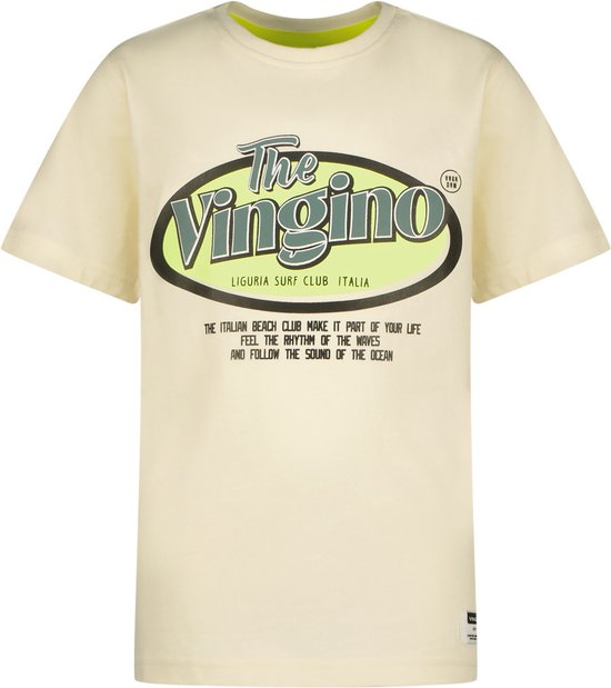 Vingino T-shirt Hebor Jongens T-shirt - Arctic white - Maat 164