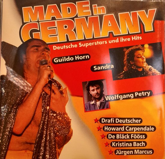 Made In Germany - De mooiste Duitstalige liedjes - Cd Album - Claudia Jung, Drafi Deutscher, Christian Anders, Kristina Bach, Jurgen Marcus, Sandra