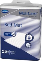 Hartmann Molicare Premium Bed Mat 9 gouttes 60 x 90 cm - 2 paquets de 30 pièces