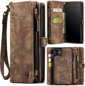 CaseMe – iPhone 12 Mini – Vintage 2 -1 Wallet Case - Bruin