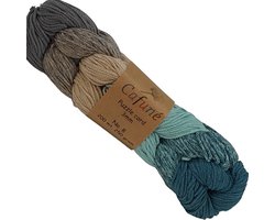 Cafuné Macrame puzzel koord - 3 mm - no 8 - Gerecycled katoen - breien - haken