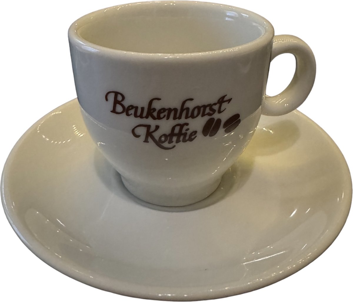 Walküre - Espresso kopjes - Set van 4 - Beukenhorst Koffie - Incl Schaaltjes - Cadeau - Geschenk