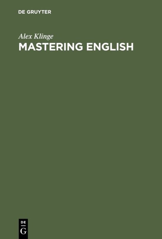 Mastering English - cover
