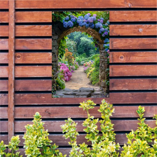 affiche de chemin - Affiches transparentes - Posters de jardin Classique - Décoration extérieure - Posters de jardin - Affiche de Jardin décoration de jardin 40x60 cm