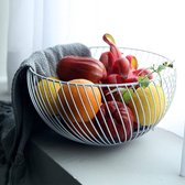 Metalen Fruitschaal 25cm - Stijlvolle en Duurzame Fruitschaal voor Jouw Keuken