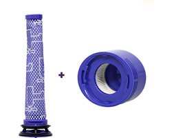 Propex Parts Stofzuigerfilter - Geschikt voor Dyson V7 / V8 - 965661-01 & 967478-01 - Voorfilter & HEPA Nafilter